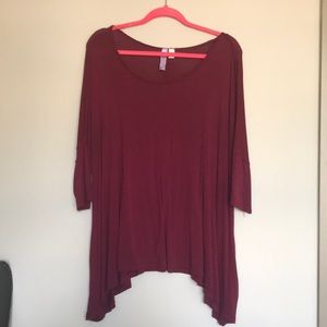 Wine colored tunic
